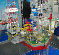 上海立定模型提供海上油田模型制作