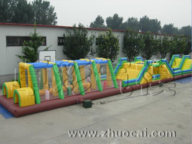 北京【卓彩气模】供应充气障碍赛气模，儿童玩具，大型充气玩具