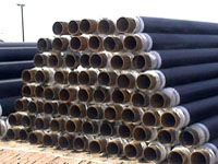 沧州钢管供应无毒IPN8710防腐直缝钢管，保温钢管
