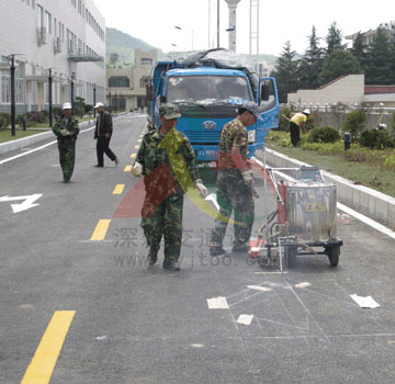 广州停车场设计施工 深雅热溶划线 小区画线 可CAD出图