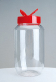 糖果塑料瓶，广口塑料瓶，潍坊塑料瓶，侧把手塑料瓶乳山五星塑料厂