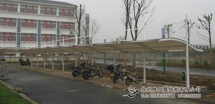 膜结构新品自行车棚   江苏徐州胜阳膜结构有限公司