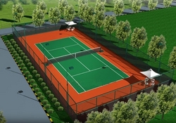 承造网球场，篮球场，壁球馆，攀岩馆，羽毛球场等各类运动场馆