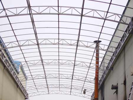 15米跨度钢结构屋架图片
