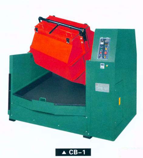 斜轴滚桶机---可以点动卸料、变频调速、时间控制的滚桶研磨机