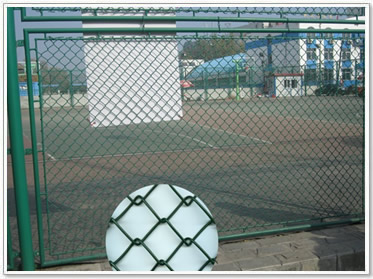 勾花网，体育围网，体育围栏，篮球场围栏，网球场围栏