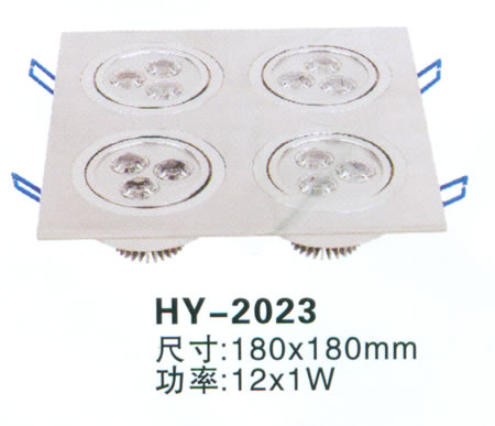 HY-2023 LED大功率天花灯 天花灯方灯原始图片2