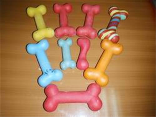 精品橡胶玩具狗骨头/狗骨头橡胶玩具