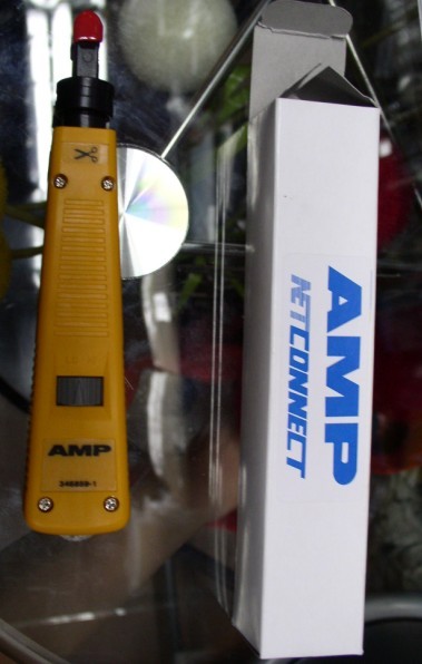 西安AMP110打线工具346859-1安普打线刀弱电专家专用110打线刀