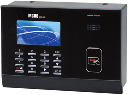 中控M300plus射频卡考勤机/网络型ID卡考勤机/U盘采集数据考勤机