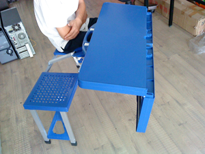 长沙帝玺塑钢折叠桌销售   塑钢折叠桌椅
