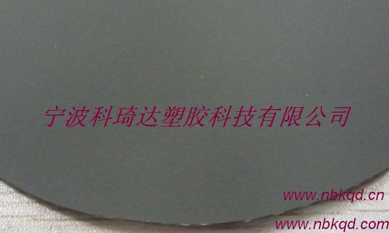 供应6P环保md军绿色PVC夹网布折叠水桶材料（KQD-A-147）