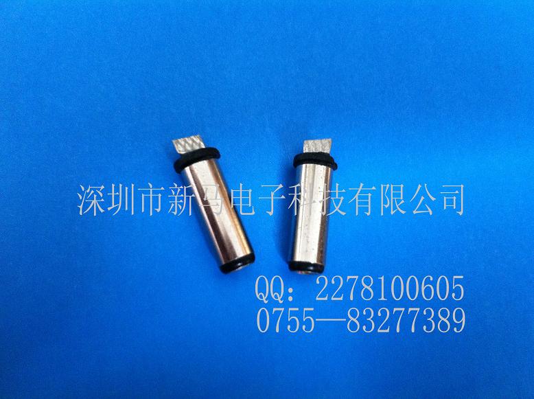 深圳新马供应3.5立体头双声道、3.5单音两级三级耳机DC插头插针
