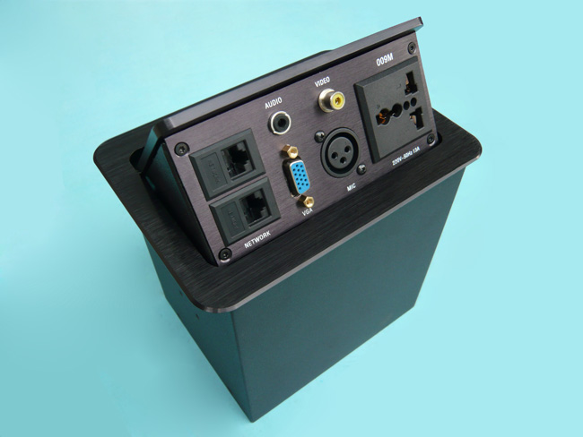 供应高级桌面插座 台面插座 桌面信息盒 多功能桌面插座