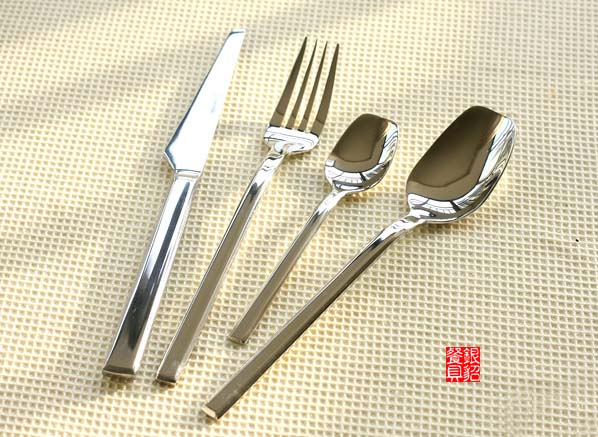Yayoda不锈钢餐具刀叉勺 银貂不锈钢餐具厂批发餐具