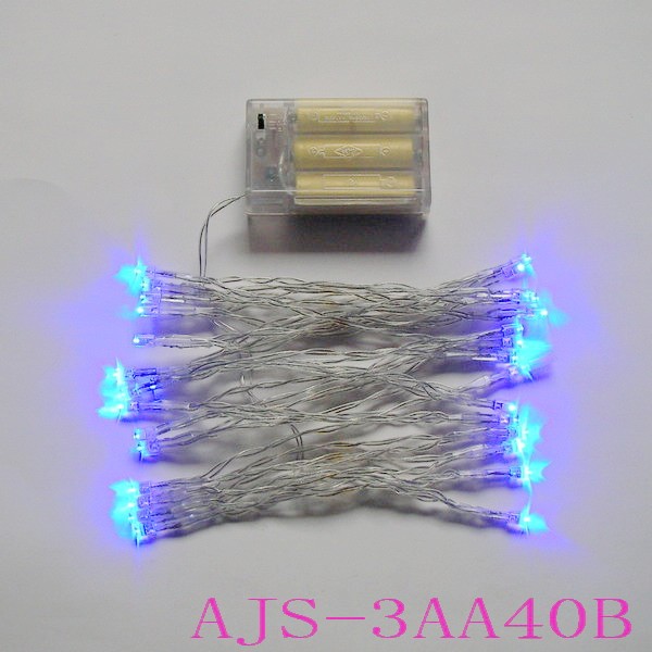 太阳能电池盒灯串，太阳能防水灯串，2AA/3AA电池盒灯串