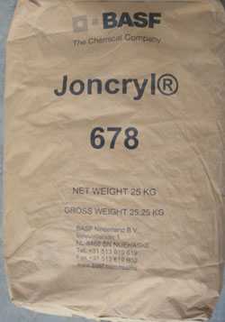 供应巴斯夫J-678水性丙烯酸树脂;